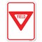Signmission Yield Heavy-Gauge Aluminum Rust Proof Parking Sign, 18" x 24", A-1824-22695 A-1824-22695 - alternate 1